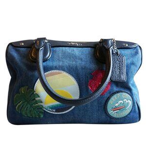 Small Coach jean duffle